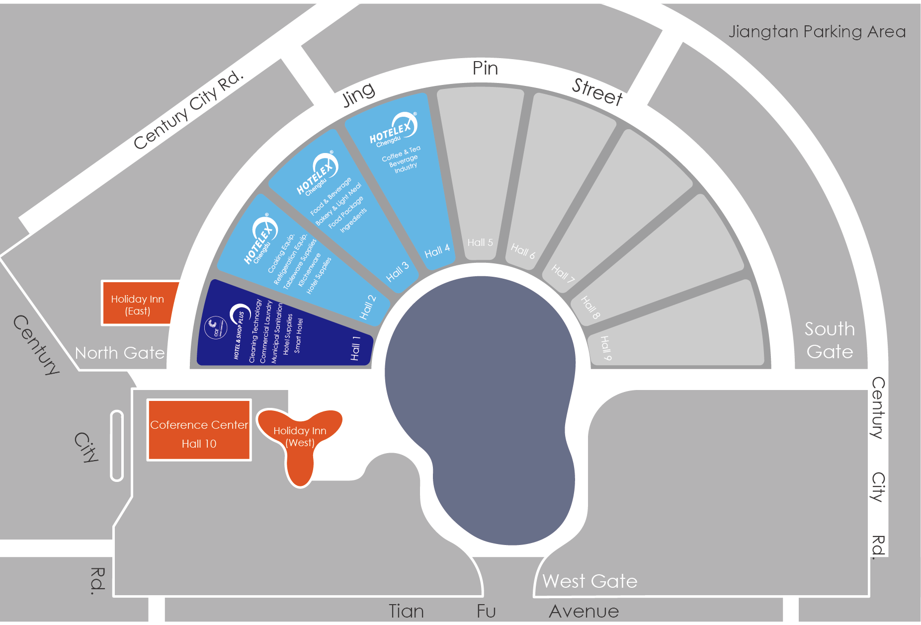 CCE Chengdu 2026 hall layout